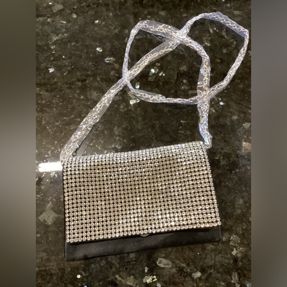 Rhinestone clutch purse